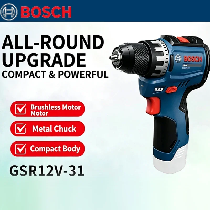 Woodworking Cutting Tools - Bosch GSR 12V-31 Bürstenloser Elektrobohrer mit