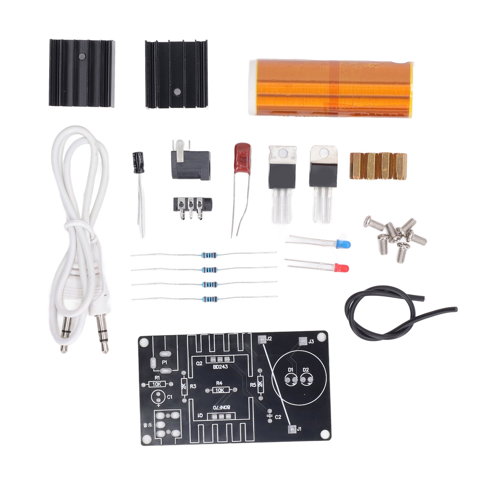 Woodworking Kits For Adults - 15W Mini Musik-Tesla-Spulen-Bausatz DIY Mini Tesla-Spule