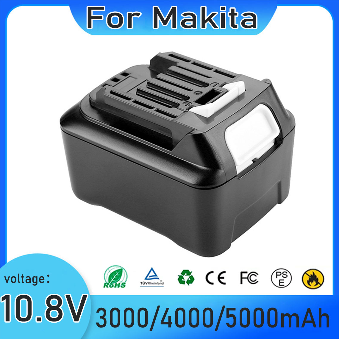 Makita Drill Hp1640 - K 5000 mAh 10,8 V Für