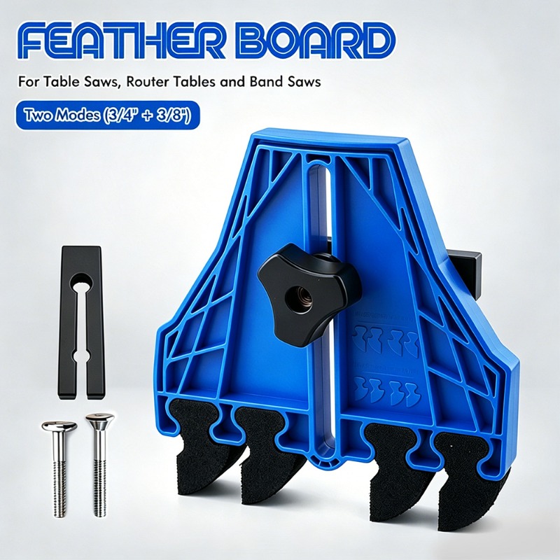 Woodworking Kickback - Dual-Slot-Federbrett 3/4 Zoll 3/8 Zoll Anti-Rückstoß-Sicherheitswerkzeug