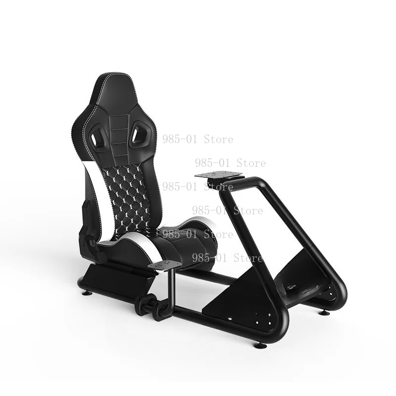 Woodworking Simulator - Lenkrad-Pedal-Display-Montagehalterung für Rennspiel-Simulator-Sitz