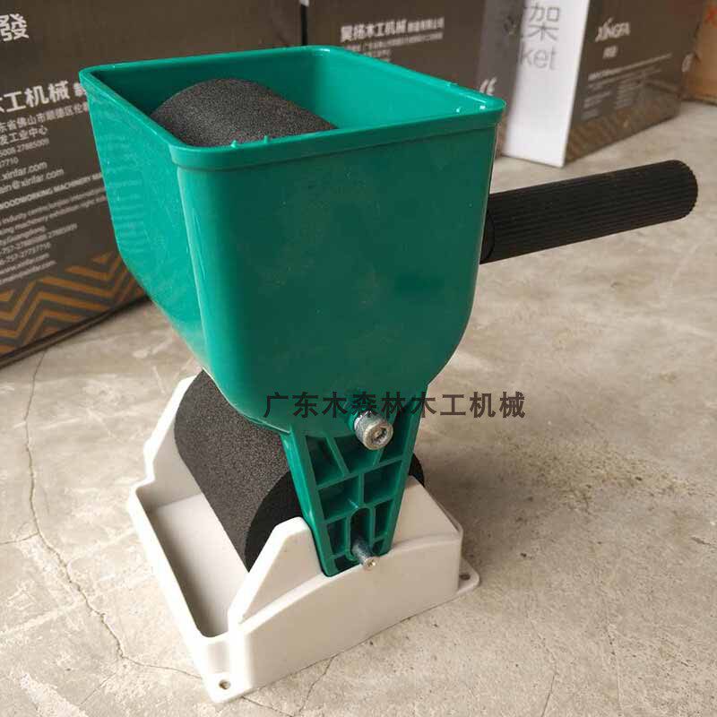 Woodworking Glue Roller - Trommelartiger Kleberoller für Holzbearbeitung, tragbare Karton-Kleberbürste,