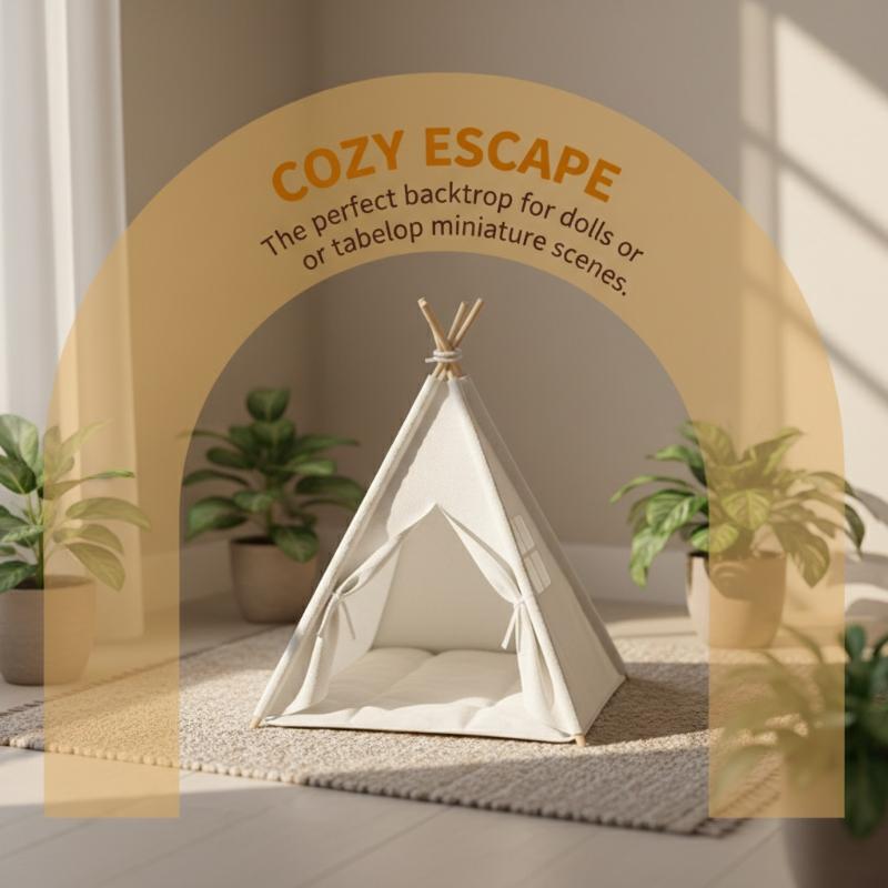 Woodworking Diy - [JN] 1:12 Maßstab Campingzelt-Modell Dekoration Simuliertes