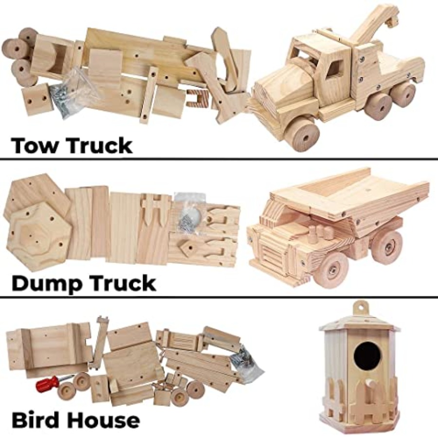 Holzbau-Bausatz für Erwachsene – Woodworking Kits For Adults Bewertung und Preis