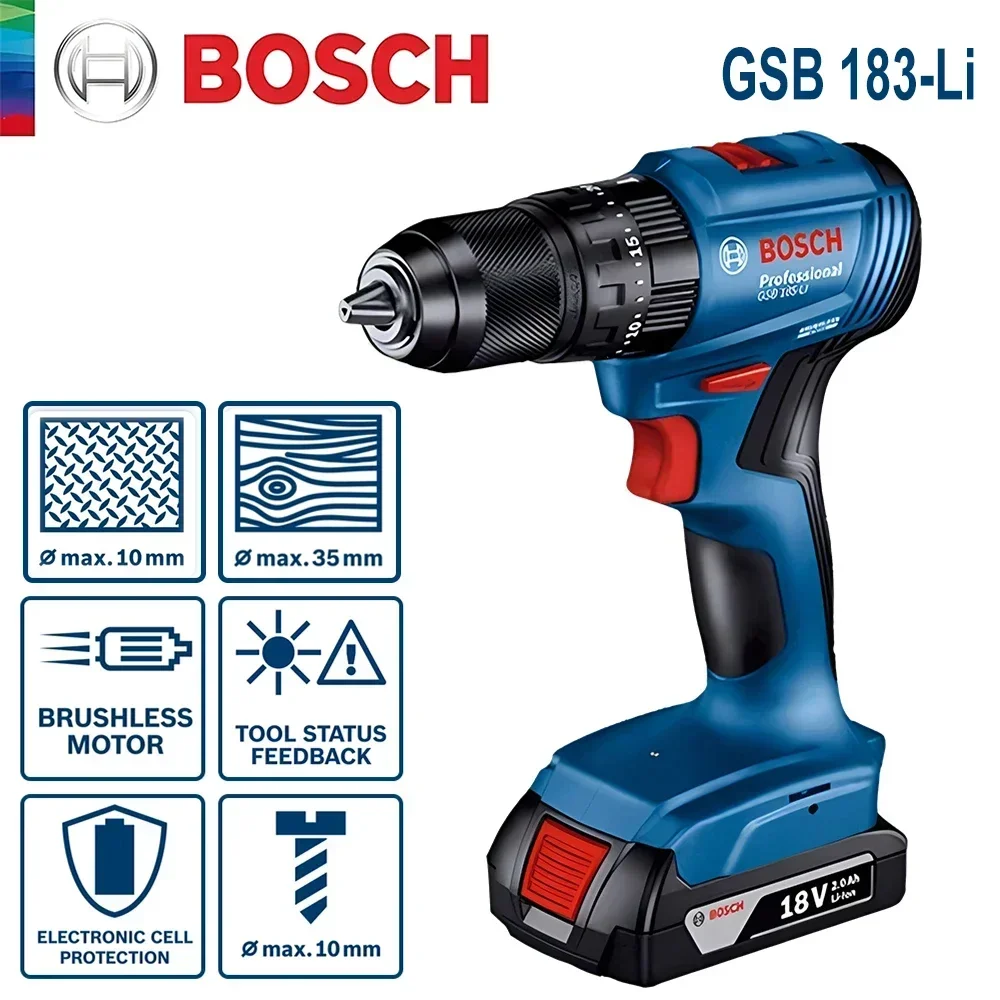 Bosch GSB183-LI 18V Akku-Schla – Woodworking Diy Bewertung und Preis