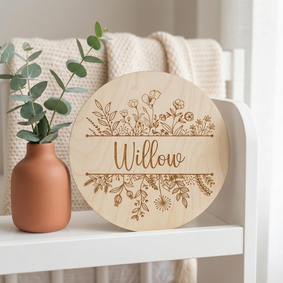 Personalisierte Runde Holztafe – Woodworking Laser Bewertung und Preis