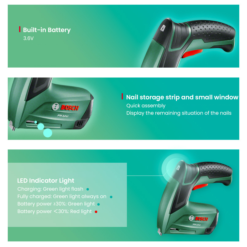 Bosch PTK 3.6 Li Akku-Nagelpis – Woodworking Diy Bewertung und Preis