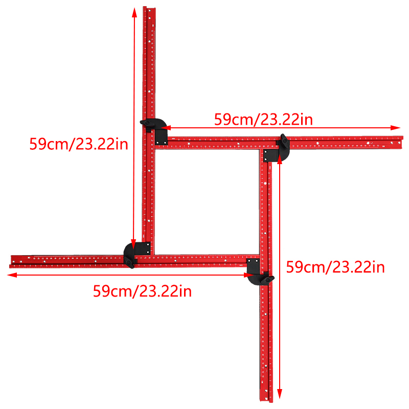 59cm einstellbare quadratische – Woodworking Project Plans Bewertung und Preis
