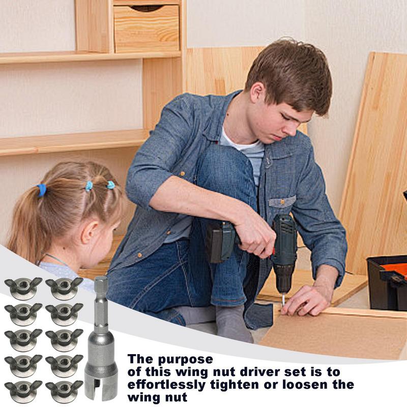 Flügelmutter-Set, 1/4 Zoll, St – Woodworking Kits For Adults Bewertung und Preis