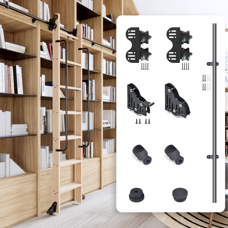 Rollende Bibliotheksleiter-Har – Woodworking Lofts Bewertung und Preis